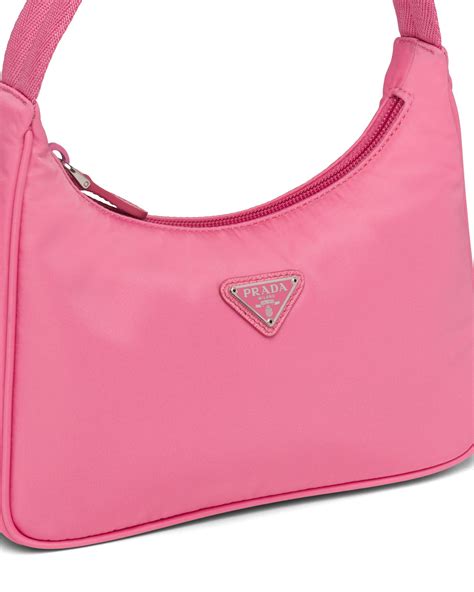 pink mini prada bag|Prada small nylon camera bag.